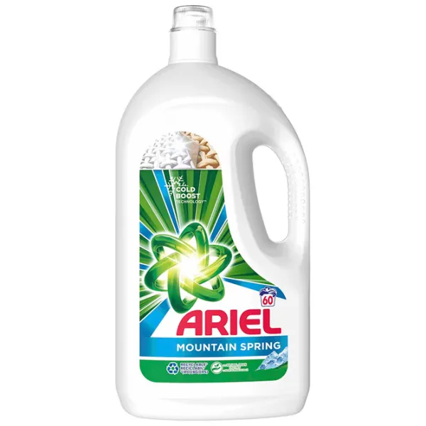 Gel de spălare Ariel Professional Mountain Spring 3 kg 3l Număr spălări: 60 photo 1
