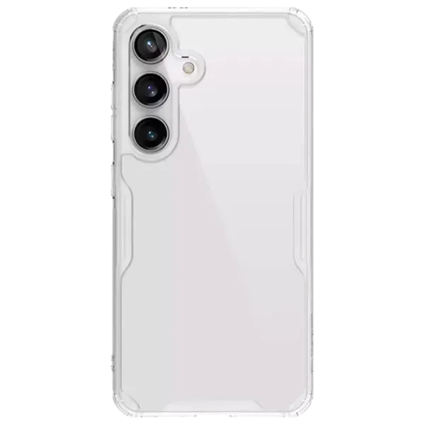 Husă pentru smartphone Samsung Galaxy S24 Nillkin/ Back/ TPU/ Transparent White photo 1