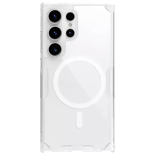 Husă pentru smartphone Samsung Galaxy S24 Ultra Nillkin/ Back/ PC/ Transparent White photo 1