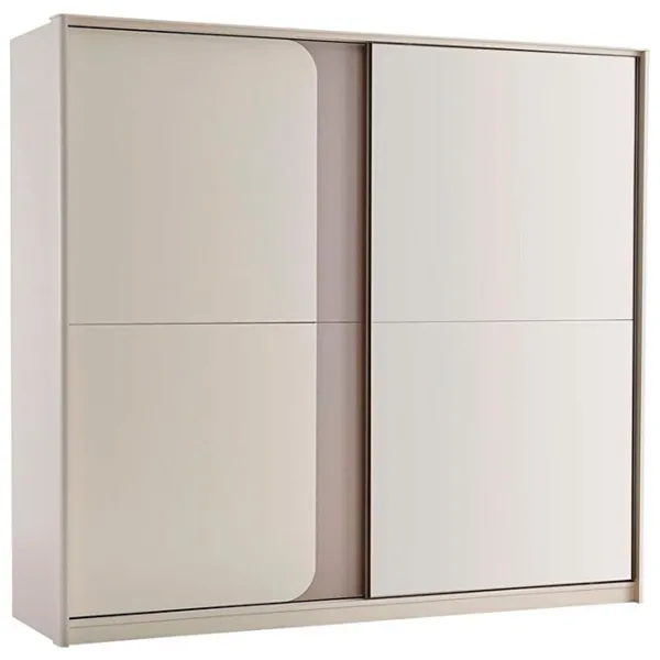 Dulap Glisant Dogtas Milena 210 x 69 x 219 / DSP / Beige photo 1