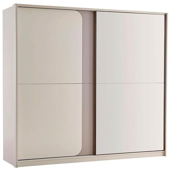 Dulap Glisant Dogtas Milena 210 x 69 x 219 / DSP / Beige photo 1