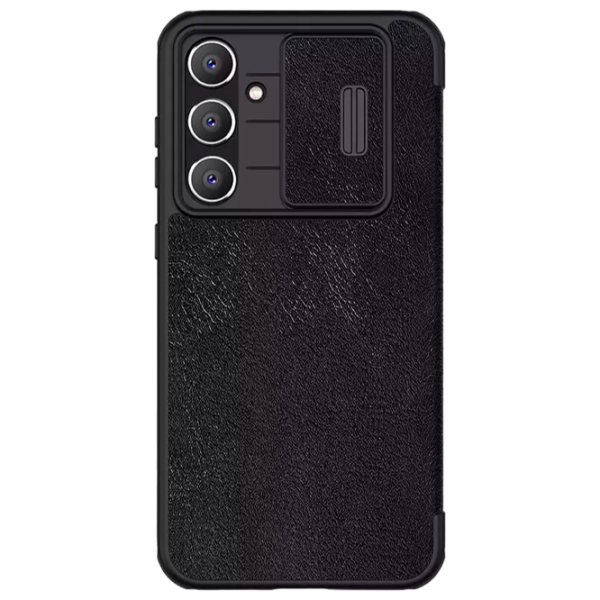 Husă pentru smartphone Samsung Galaxy S23 FE Nillkin/ Flip Cover/ Piele/ Black photo 1 Husă pentru smartphone Samsung Galaxy S23 FE Nillkin/ Flip Cover/ Piele/ Black photo 1