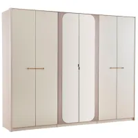 Шкаф Раздвижной Dogtas Nicole 270 x 61см x 219 / МДФ / Кремовый