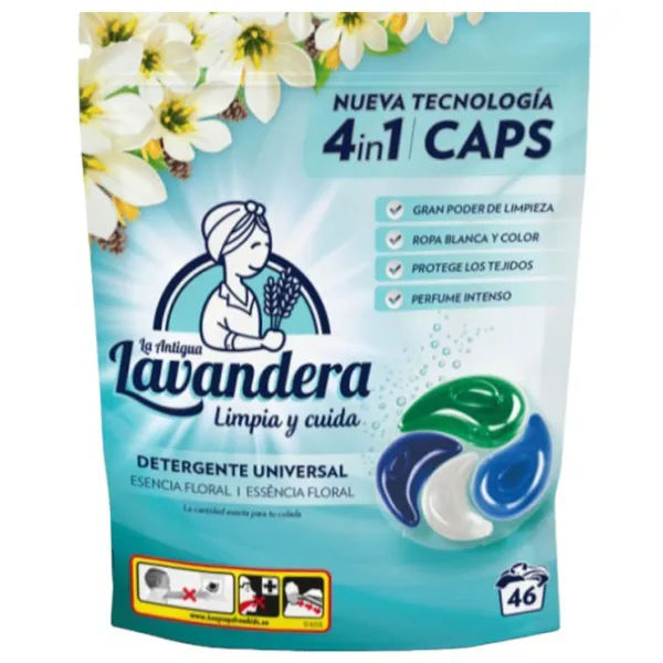 Detergent Lavandera 4in1 1 kg  Număr spălări: 46 photo 1 Detergent Lavandera 4in1 1 kg  Număr spălări: 46 photo 1