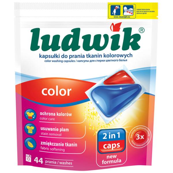 Моющее средство Ludwik Color 2in1 1 кг  Количество стирок: 44 photo 1
