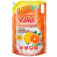 Detergent de vase Valido 8033447586167 2 l/ Citrice și oțet