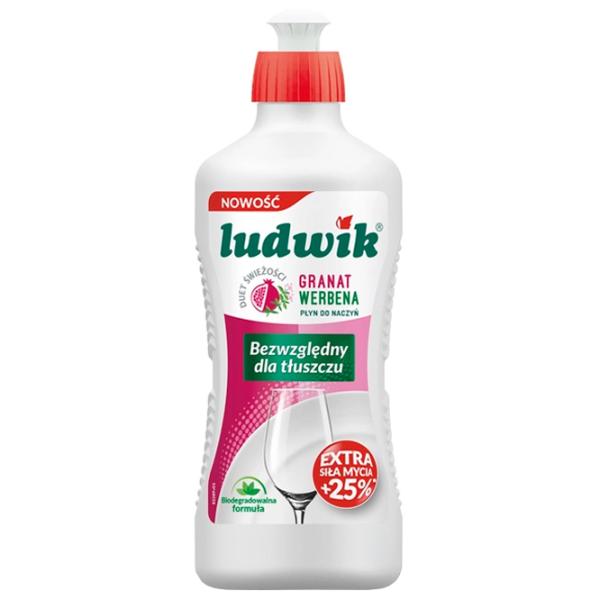 Средство для мытья посуды Ludwik 5900498028324 0.45 л/ Гранат с вербеной photo 1 Средство для мытья посуды Ludwik 5900498028324 0.45 л/ Гранат с вербеной photo 1