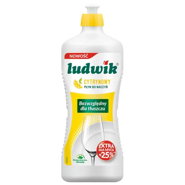 Средство для мытья посуды Ludwik 5900498028867 0.9 л/ Лимон photo 1 Средство для мытья посуды Ludwik 5900498028867 0.9 л/ Лимон photo 1