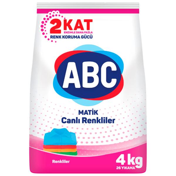 Detergent ABC Color 4 kg  Număr spălări: 26 photo 1