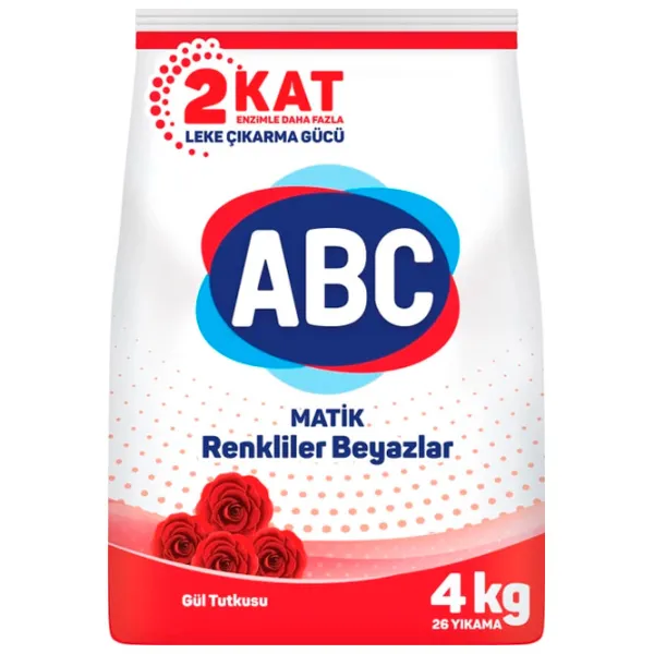 Detergent ABC Pasiunea Roz 4 kg  Număr spălări: 26 photo 1 Detergent ABC Pasiunea Roz 4 kg  Număr spălări: 26 photo 1