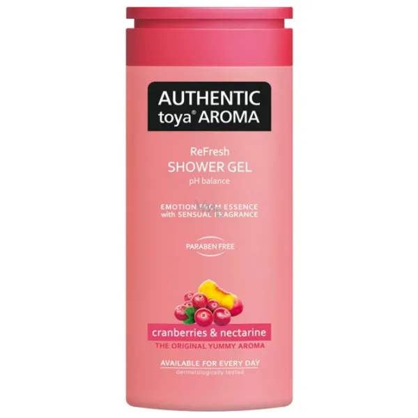 Gel de duș Authentic toya Aroma Cranberries & nectarine Pentru ea photo 1 Gel de duș Authentic toya Aroma Cranberries & nectarine Pentru ea photo 1
