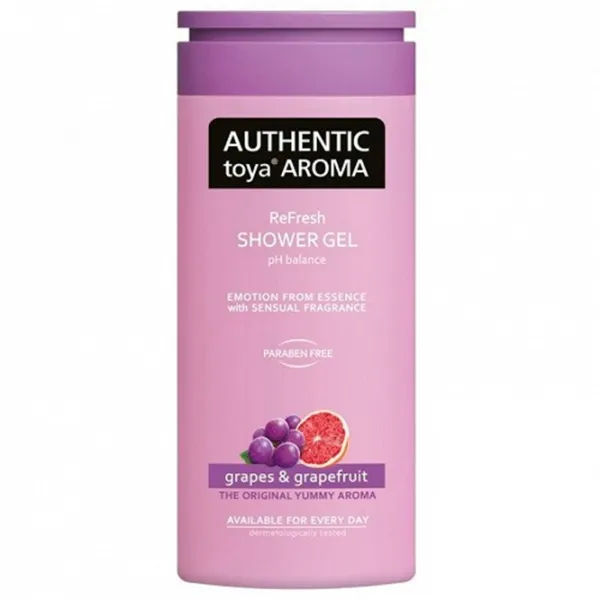 Гель для душа Authentic toya Aroma Grapes & grapefruit Для неё photo 1 Гель для душа Authentic toya Aroma Grapes & grapefruit Для неё photo 1