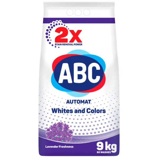 Detergent ABC Lavender Freshness 9 kg  Număr spălări: 90 photo 1