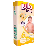 Scutece pentru copii Lulla Baby 8681371831244 XL 15+ kg / 38 buc.