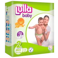 Scutece pentru copii Lulla Baby Standart 2 3 - 6 kg/ 10 buc.