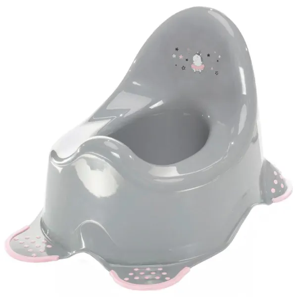 Горшок Zopa Unicorn 41663 для девочек/ 12+ месяцев/ Grey photo 1