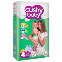 Scutece pentru copii Cushy Baby Maxi 4 8 - 18 kg/ 60 buc.