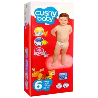 Scutece pentru copii Cushy Baby 8681371831206 6 15+ kg / 38 buc.