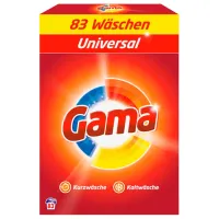 Detergent Gama Universal 5.39 kg  Număr spălări: 83