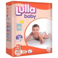 Scutece pentru copii Lulla Baby Midi 3 4 - 9 kg/ 68 buc.
