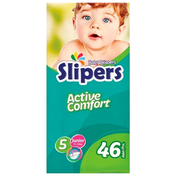 Scutece pentru copii Slipers Junior 5 11 - 25 kg/ 46 buc. photo 1