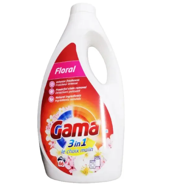 Gel de spălare Gama Floral Sensation 3 kg 3l Număr spălări: 66 photo 1 Gel de spălare Gama Floral Sensation 3 kg 3l Număr spălări: 66 photo 1