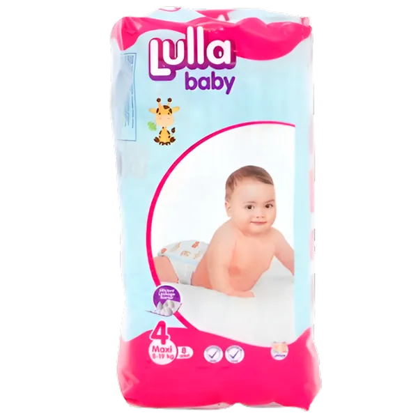 Scutece pentru copii Lulla Baby Maxi 4 8 - 19 kg/ 8 buc. photo 1 Scutece pentru copii Lulla Baby Maxi 4 8 - 19 kg/ 8 buc. photo 1