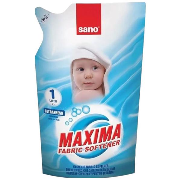 Кондиционер для белья Sano Освежающий 1 л Количество стирок: photo 1