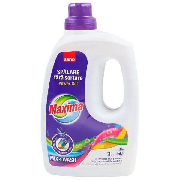 Gel de spălare Sano Mix and Wash 3 kg 3l Număr spălări: 60 photo 1
