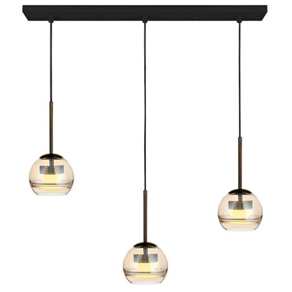 Люстра Elmos DD-LG-0607-L3B 40 Вт/ 3 цоколя - G9 photo 1 Люстра Elmos DD-LG-0607-L3B 40 Вт/ 3 цоколя - G9 photo 1