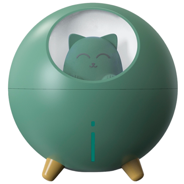 Umidificator de aer Cute Cat WT-TX5 Cu aburi/ Green photo 1