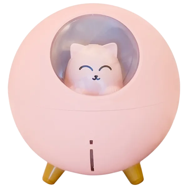 Umidificator de aer Cute Cat WT-TX5 Cu aburi/ Pink photo 1