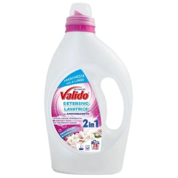 Гель для стирки Valido 2 in1 Primavera 1.3 кг 1.3л Количество стирок: 28 photo 1 Гель для стирки Valido 2 in1 Primavera 1.3 кг 1.3л Количество стирок: 28 photo 1