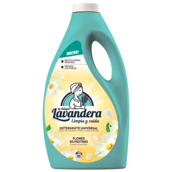 Gel de spălare La Antigua Lavandera Universal 2.5 kg 2.5l Număr spălări: 50 photo 1 Gel de spălare La Antigua Lavandera Universal 2.5 kg 2.5l Număr spălări: 50 photo 1