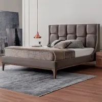 Кровать Dogtas Gold 180 x 200 см/ ЛДСП/ Серый