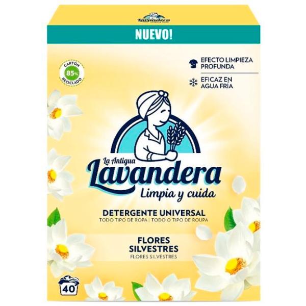 Detergent La Antigua Lavandera Universal 2.2 kg  Număr spălări: 40 photo 1 Detergent La Antigua Lavandera Universal 2.2 kg  Număr spălări: 40 photo 1