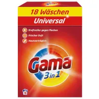 Моющее средство Gama Universal 1.08 кг  Количество стирок: 18