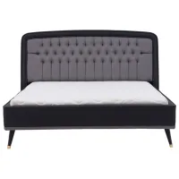 Pat Dogtas Diamond 160 x 200 cm/ MDF/ Black