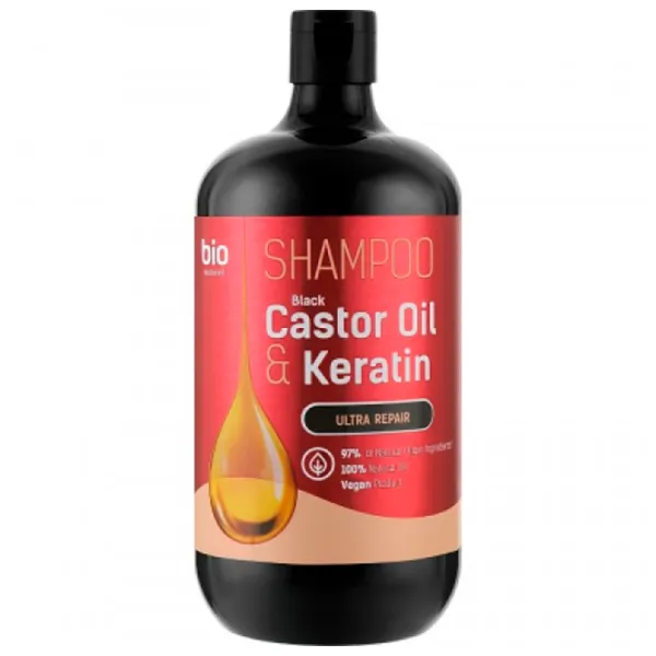Шампунь Bio Naturell Castor Oil & Keratin 946 мл photo 1