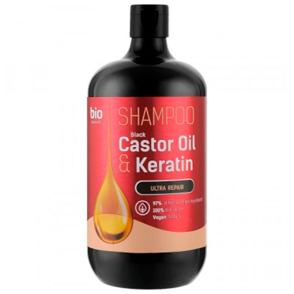 Шампунь Bio Naturell Castor Oil & Keratin 946 мл photo 1