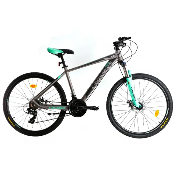 Bicicletă Crosser Solo 29" 21" Aluminiu/ Gray Green photo 1 Bicicletă Crosser Solo 29" 21" Aluminiu/ Gray Green photo 1