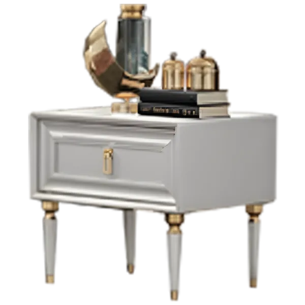 Тумбочки Dogtas Lorenta 46.7см x 53.8см x 44.5см/ ЛДСП/ White photo 1