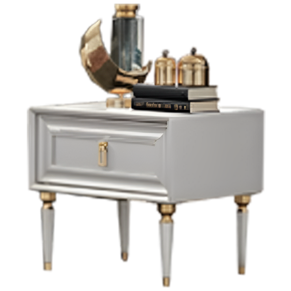 Тумбочки Dogtas Lorenta 46.7см x 53.8см x 44.5см/ ЛДСП/ White photo 1