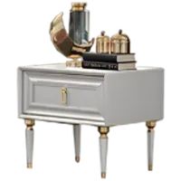 Noptiere Dogtas Lorenta 46.7 x 53.8 x 44.5/ PAL/ White