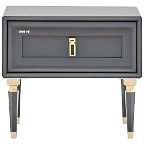 Тумбочки Dogtas Lorenta 46.7см x 53.8см x 44.5см/ МДФ/ Антрацит photo 1