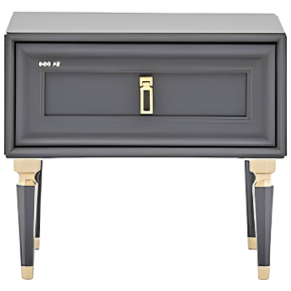 Тумбочки Dogtas Lorenta 46.7см x 53.8см x 44.5см/ МДФ/ Антрацит photo 1