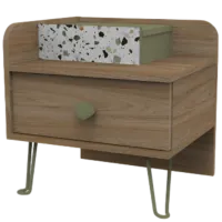 Тумбочки Dogtas Greta 51см x 51см x 44см/ ЛДСП/ Sonoma