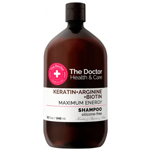 Шампунь The Doctor Health & Care Keratin+Arginine+Biotin 946 мл photo 1