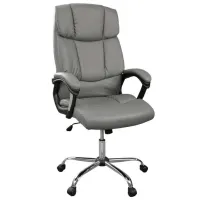 Fotoliu de birou DecoPrim BX-3008 Piele artificială/ Gray