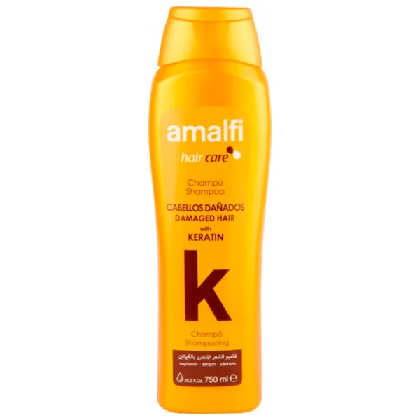 Șampon Amalfi Keratin Damaged Hair 750 ml photo 1 Șampon Amalfi Keratin Damaged Hair 750 ml photo 1